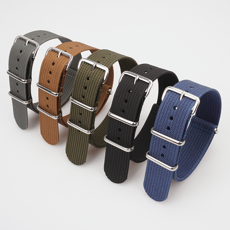 Ribbed Nylon Strap For Seiko M - đánh giá và giá Nato Strap Nylon