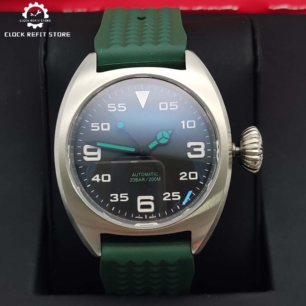 Fashion 36MM Self-Winding Move - đánh giá và giá Rubber Strap Diver