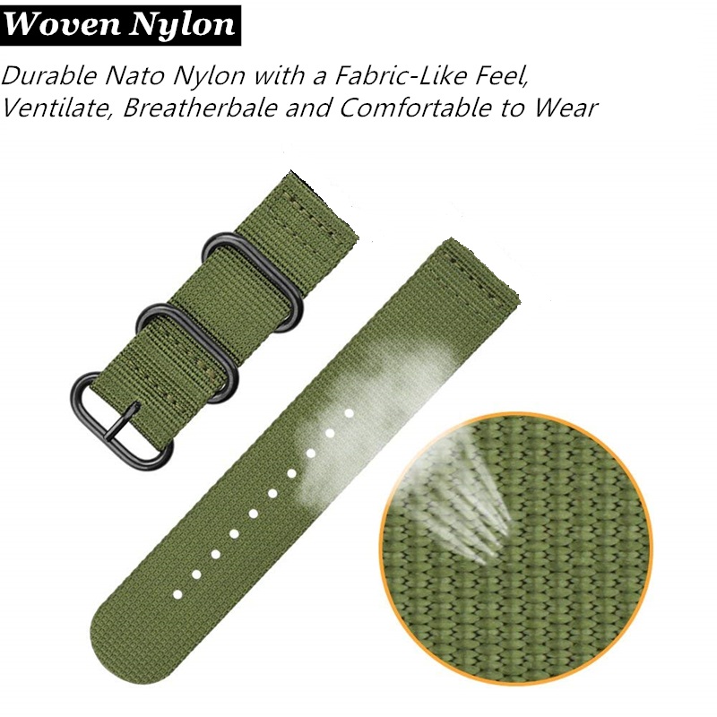 20mm 22 mm Canvas Sport Nylon  - đánh giá và giá Canvas Strap Watch