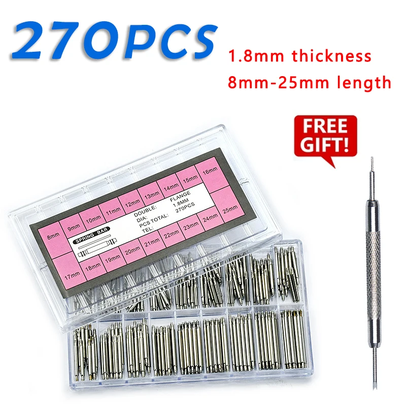 270pcs/set Strainless Steel Sp - đánh giá và giá Spring Bar Tool Set