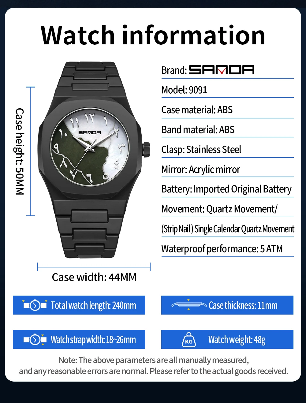 2025 SANDA Fashion Men's and W - đánh giá và giá Rubber Strap Diver