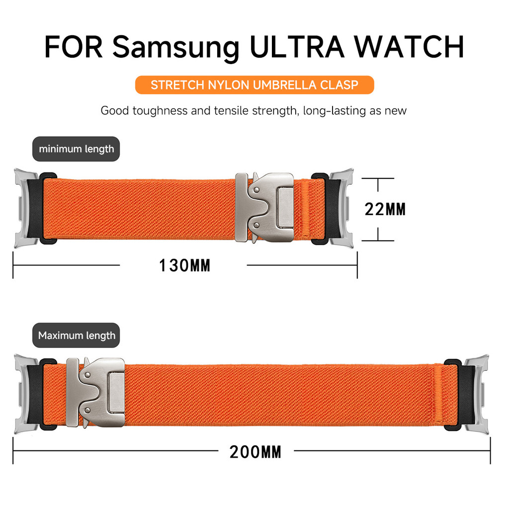 Nylon Strap For Samsung Galaxy - đánh giá và giá Parachute Strap Elastic