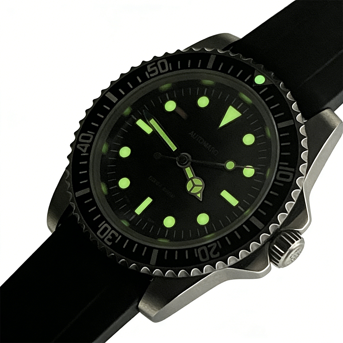 39.5mm Diver Retro watch sapph - đánh giá và giá Tropic Strap Vintage