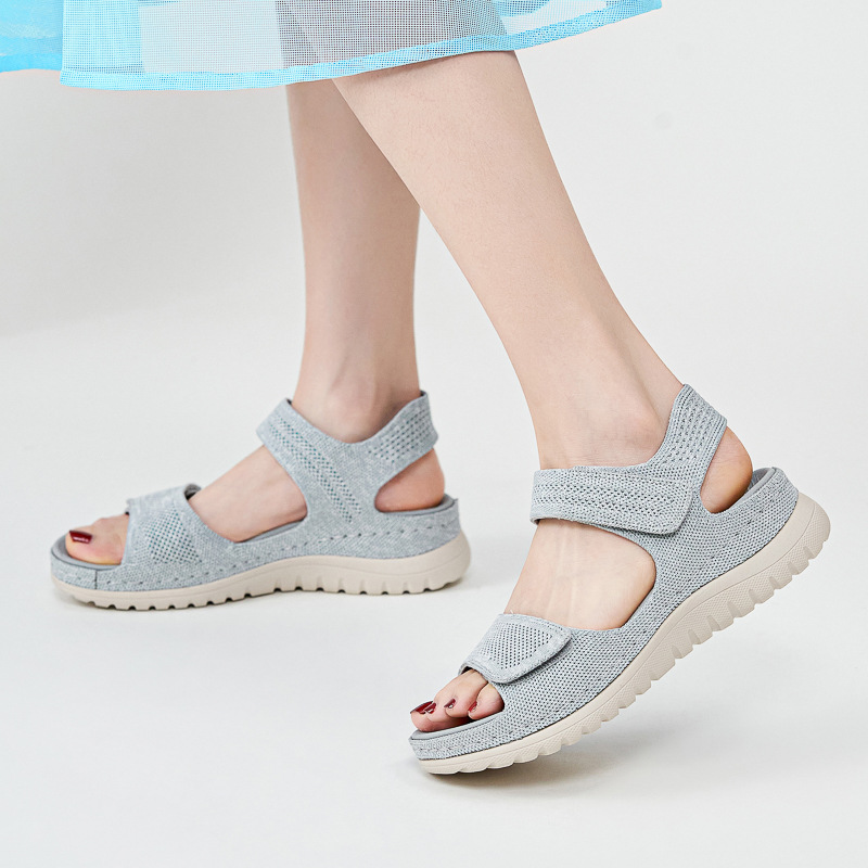 Ladies Knit Mesh Platform Spor - đánh giá và giá Sport Loop Velcro