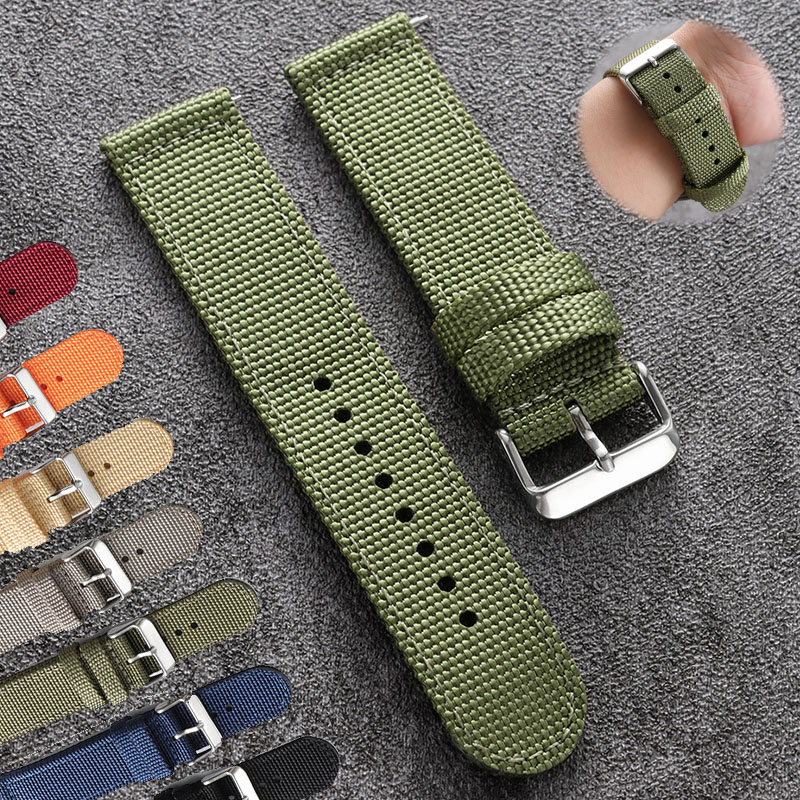 18mm 20mm 22mm 24mm Nylon Watc - đánh giá và giá Canvas Strap Watch