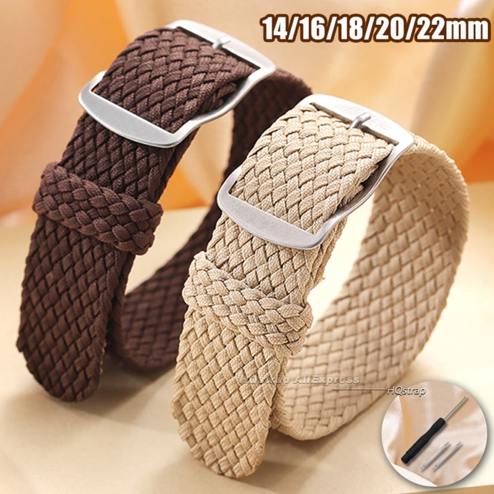 Nylon Woven Canvas Watch Band  - đánh giá và giá Perlon Strap Woven